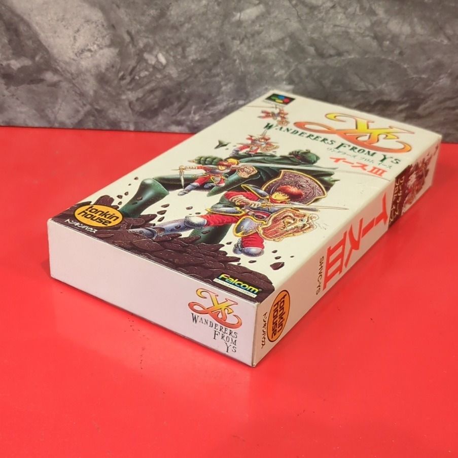 イースIII ワンダラース フロム イース スーパーファミコンソフト 箱