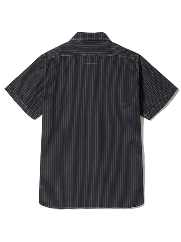 SUGAR CANE シュガーケーン シャツ 半袖 FICTION ROMANCE 8.5oz. BLACK