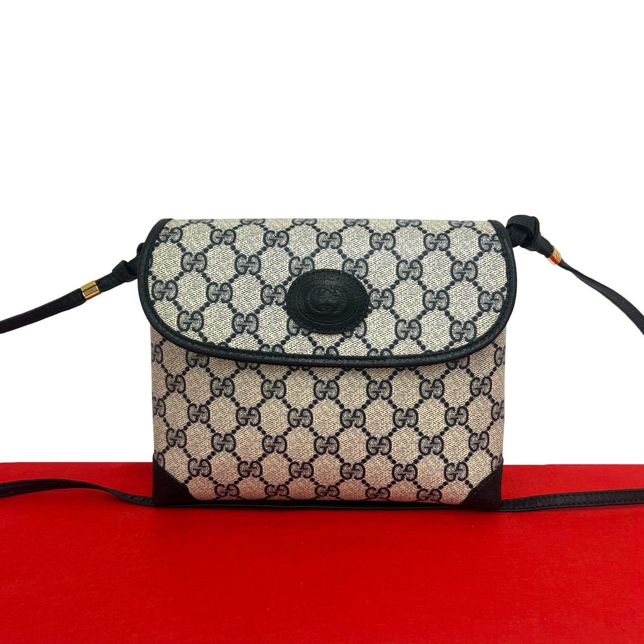 未使用保管品 GUCCI グッチ オールドグッチ ヴィンテージ GG ロゴ 金具
