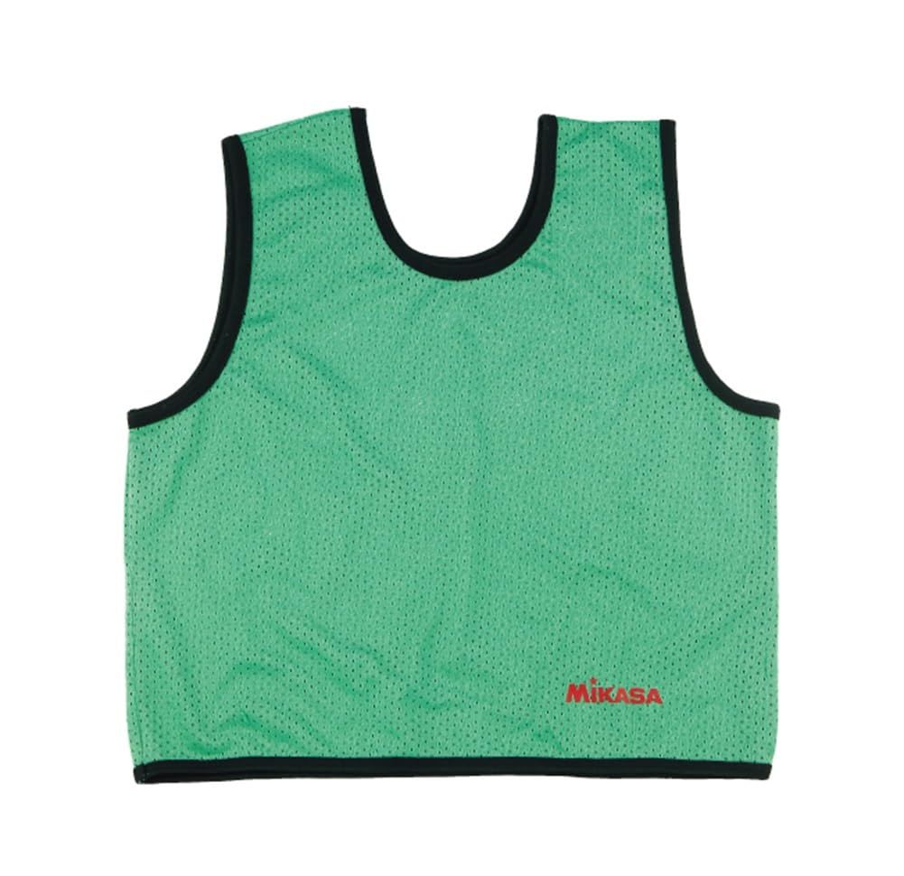 新品 ミカサ(MIKASA) ゲームベスト グリーン キッズサイズ 5枚セット GJK05-G