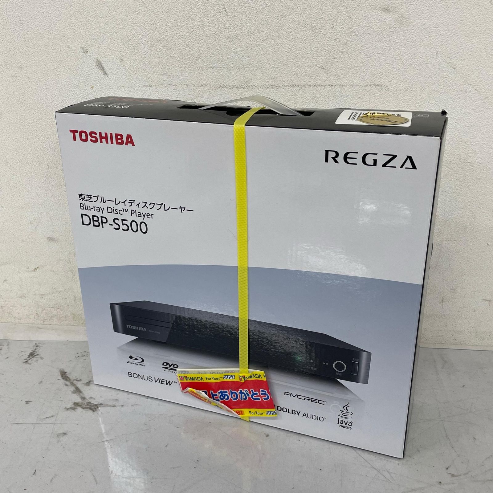 TOSHIBA トーシバ ブルーレイディスク プレーヤー DBP-S500 プレイヤー ブラック 新品