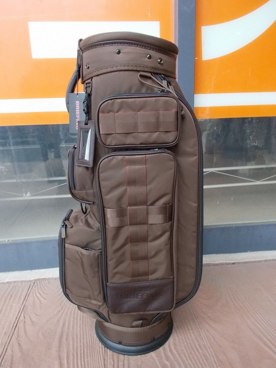 新品 BRIEFING BRG253D41 CR-6 #03 ホリデーコレクション キャディバッグ 8.5型 4.2kg ブラウン ブリーフィング ゴルフバッグ .024586 50,160円