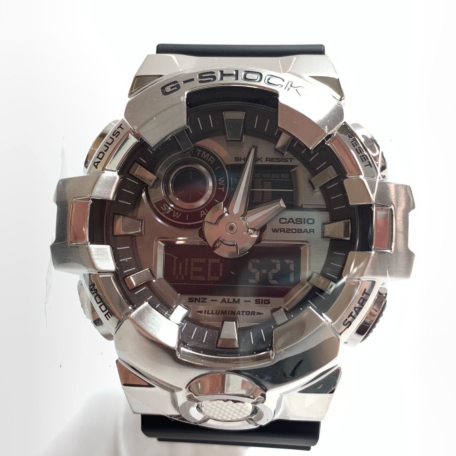 f001 K 新品 CASIO カシオ G-SHOCK GM-700-1AJF デジアナ メンズ 腕時計 未使用