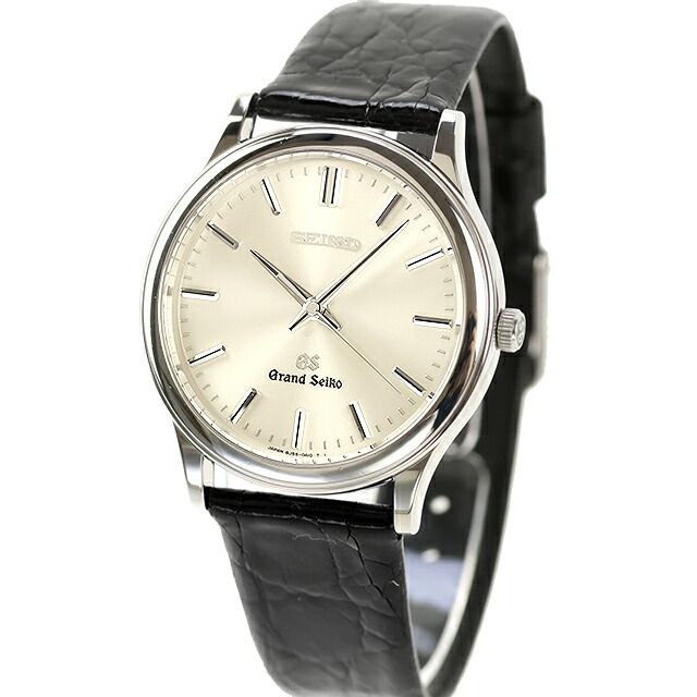セイコー SEIKO 腕時計 メンズ SBGF015 (8J55-0A10) グランドセイコー 8J年差クオーツ 34mm 社外ワニ革ベルト カイマン