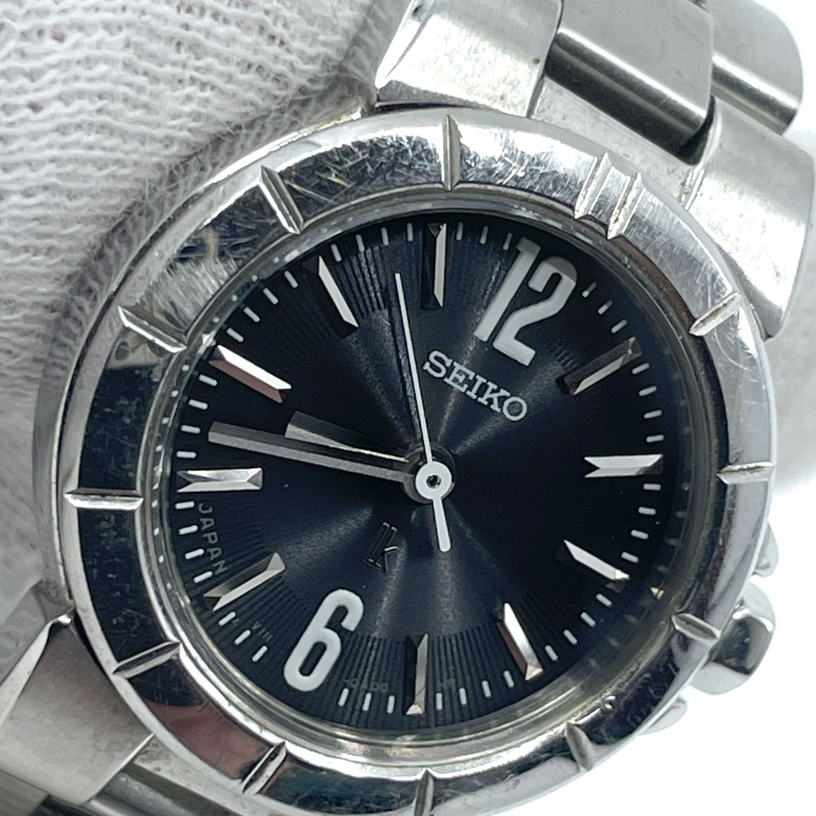 動作未確認 SEIKO セイコー クォーツ 腕時計 LUKIA ルキア V111-0AC0 