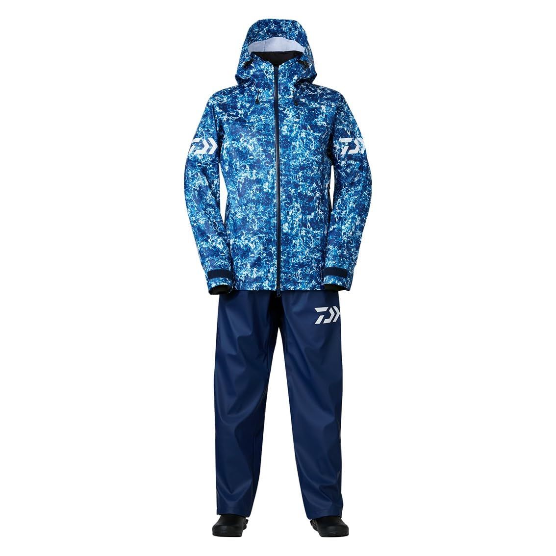 新品 [ダイワ] DR-6023 PUオーシャンライトレインスーツ オーシャンカモ 2XL