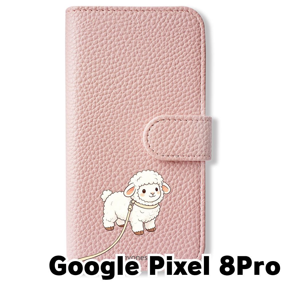新品未使用】 Google Pixel 8Pro 手帳型スマホ ケース (色：サクラ