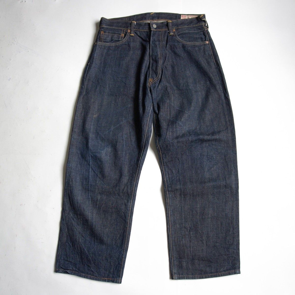 雰囲気抜群/濃紺】EVISU 【LOT.2001 デニムパンツ】34×35 エビス