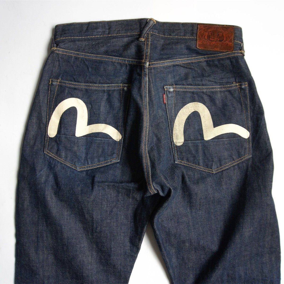 雰囲気抜群/濃紺】EVISU 【LOT.2001 デニムパンツ】34×35 エビス 