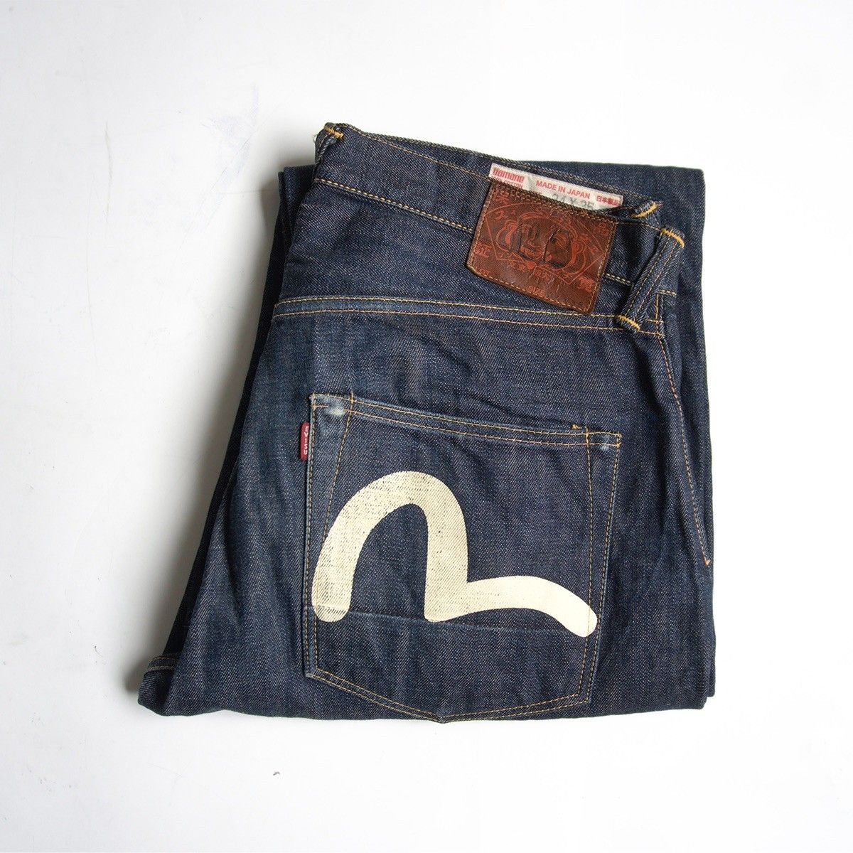 雰囲気抜群/濃紺】EVISU 【LOT.2001 デニムパンツ】34×35 エビス