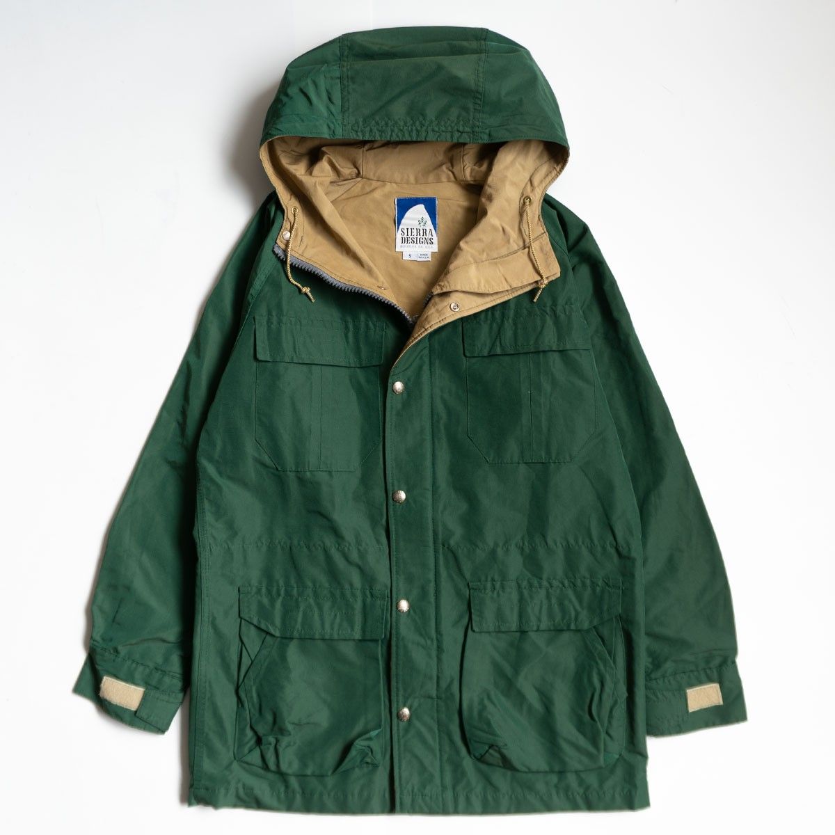 【美品】Sierra Designs 【USA製 60/40クロス マウンテンパーカー】 S グリーン ジャケット シエラデザイン 26050678 16,401円