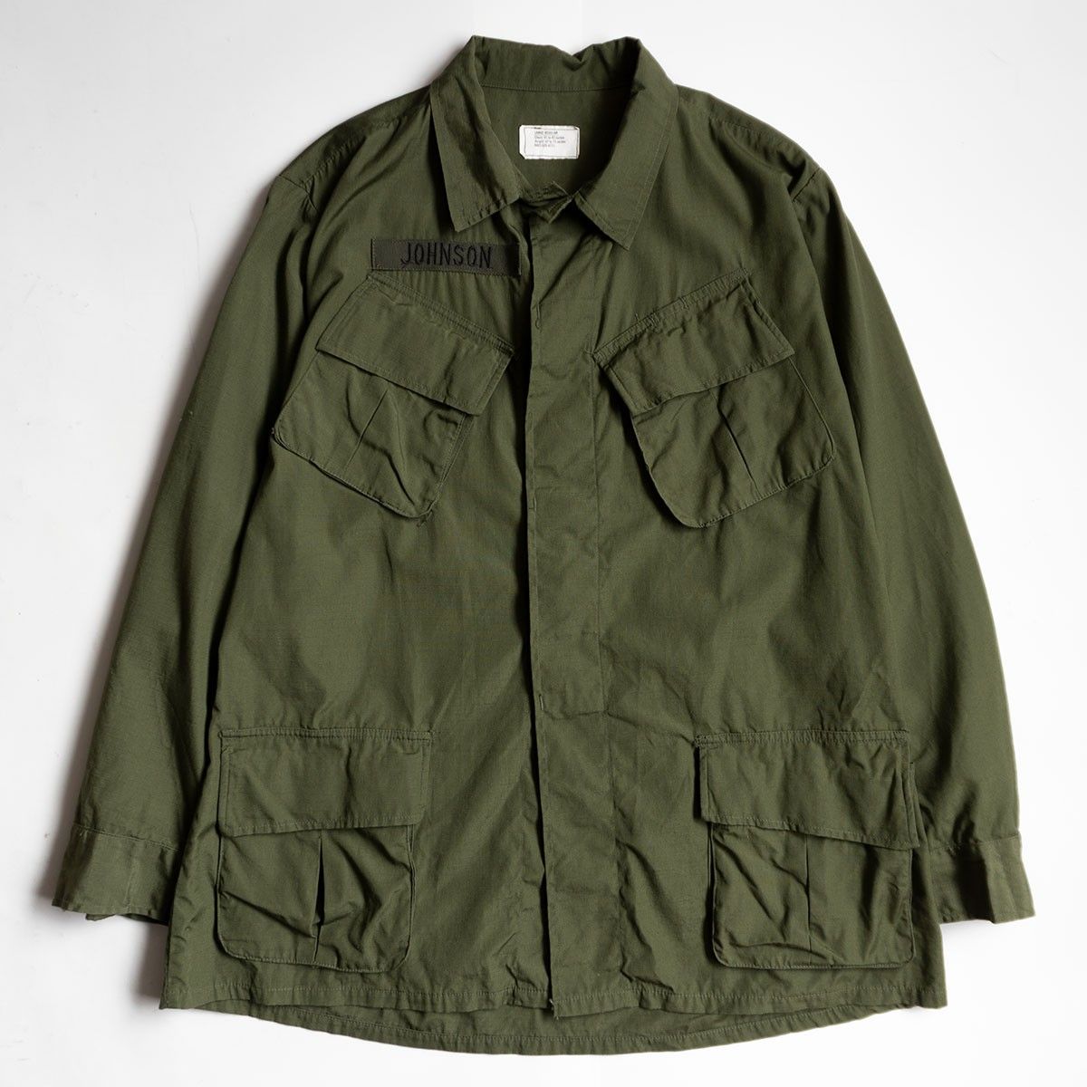 美品/60s】US ARMY【5th ジャングルファティーグジャケット】LARGE 