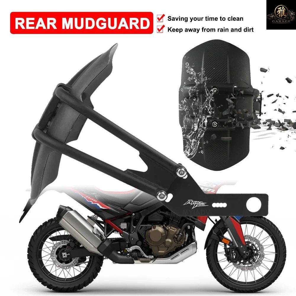オートバイ用リアフェンダーマッドガード ホンダ アフリカツイン 1100 CRF1100L CRF1000L CRF 1000 L マッドフラップ スプラッシュガードカ