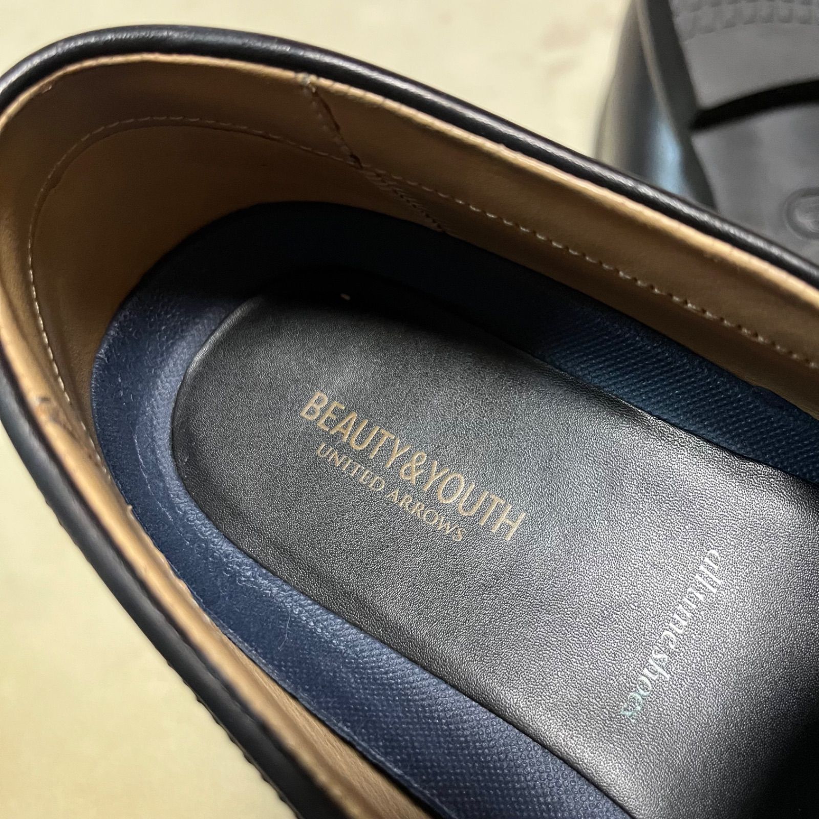 美品 BEAUTY&YOUTH UNITED ARROWS オールタイム スリムローファー V2 