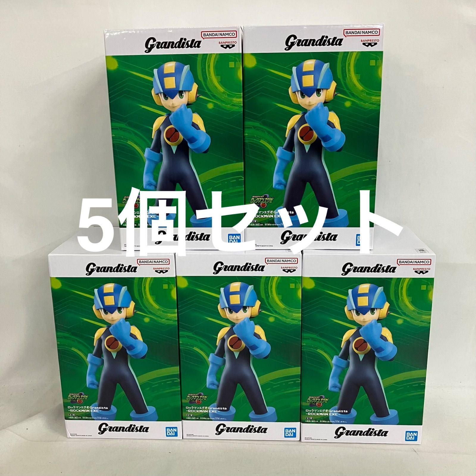 未開封 ロックマンエグゼ Grandista フィギュア 5個セット SF5E68 c101