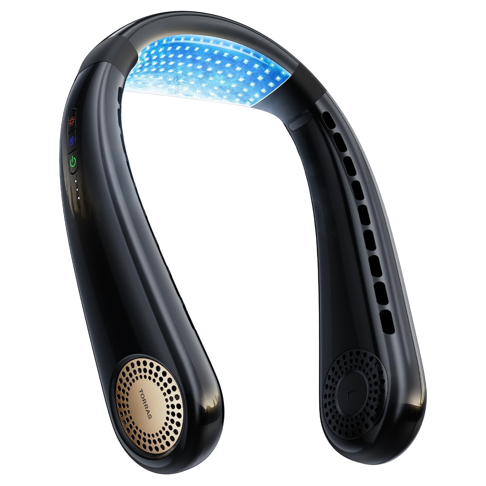 【新品】TORRAS ネッククーラー COOLiFY Air 冷却プレート 首掛け扇風機 ネックファン 【2026新冷却システム】 ペルチェ素子 360°立体送風 120°調整可能 24h稼働 5000mAh 多機能モード 10W急速充電?応 d8dbf012