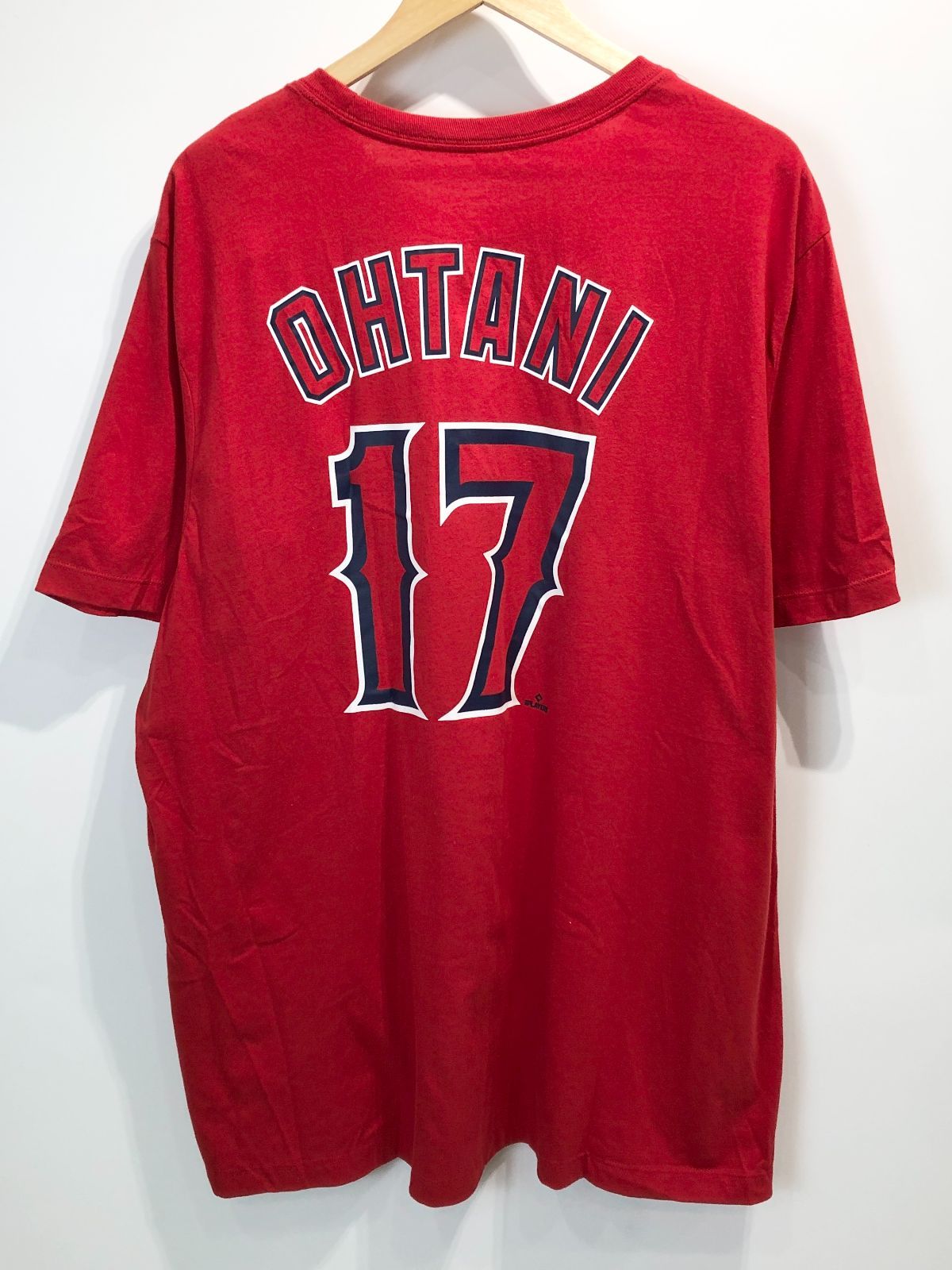 未使用・タグ付】 NIKE MLB LOS ANGELES ANGELS NAME&NUMBER TEE