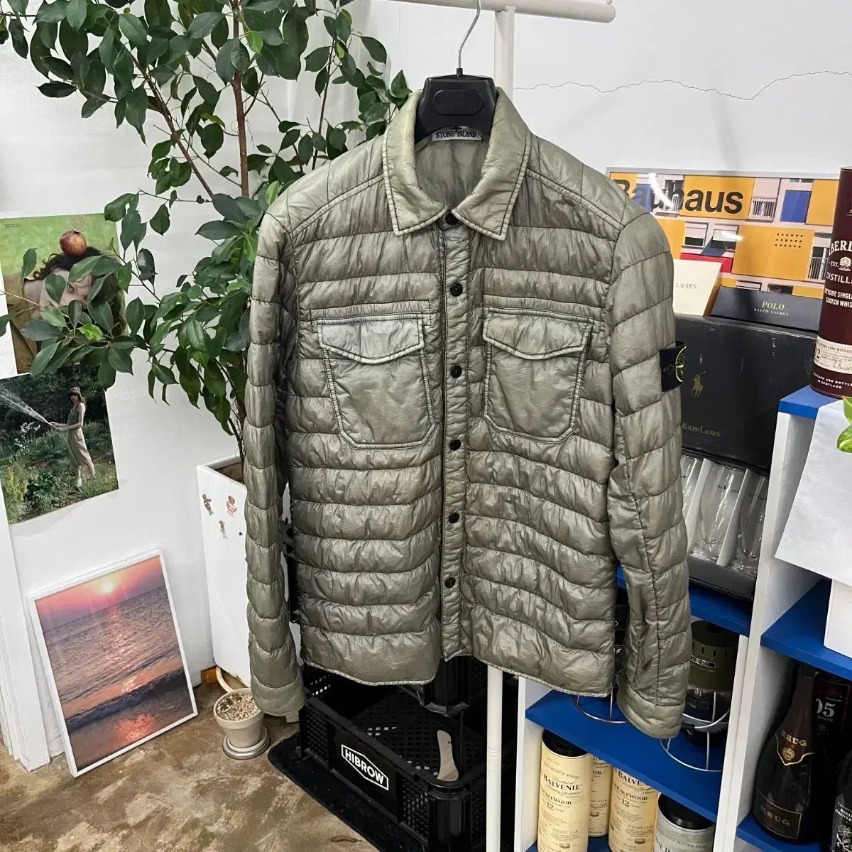 ストーンアイランド ナイロン ダック ダウン ジャケット M