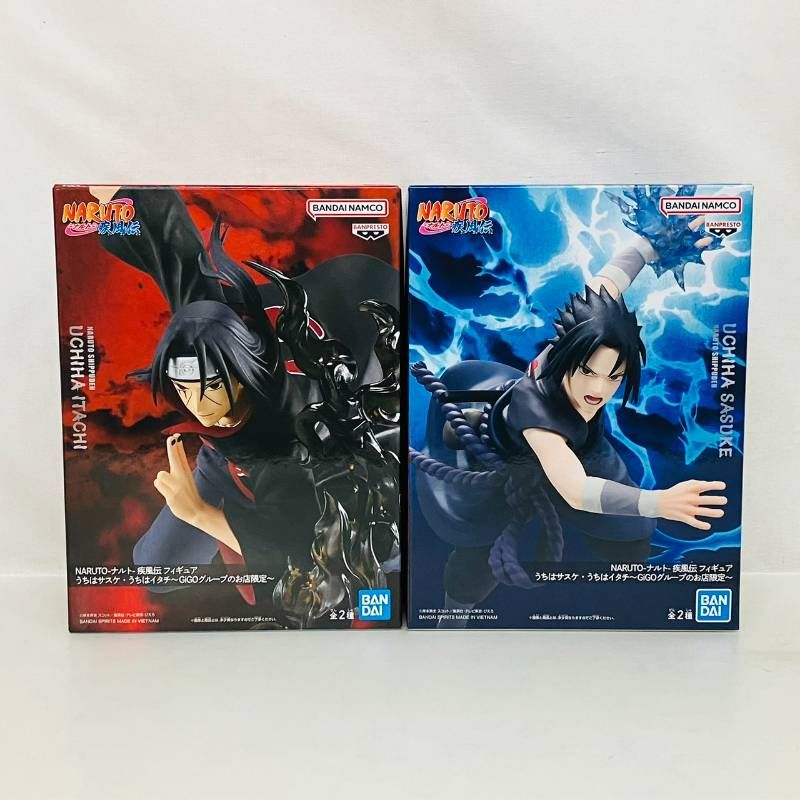 NARUTO GiGO 限定 うちはサスケ うちはイタチ プライズ フィギュア 4個