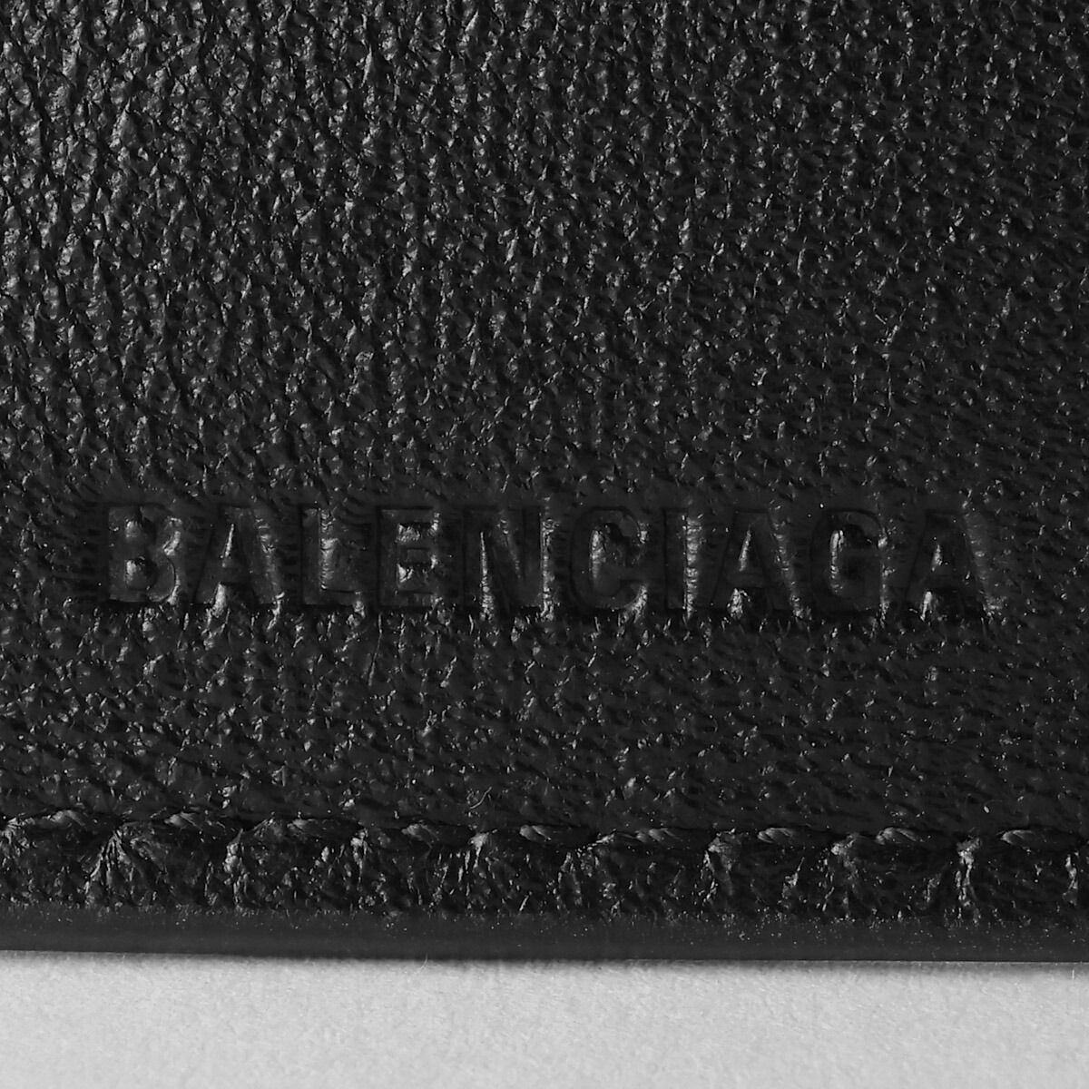 新品 バレンシアガ BALENCIAGA 3つ折り財布 スポーツロゴ ブラック