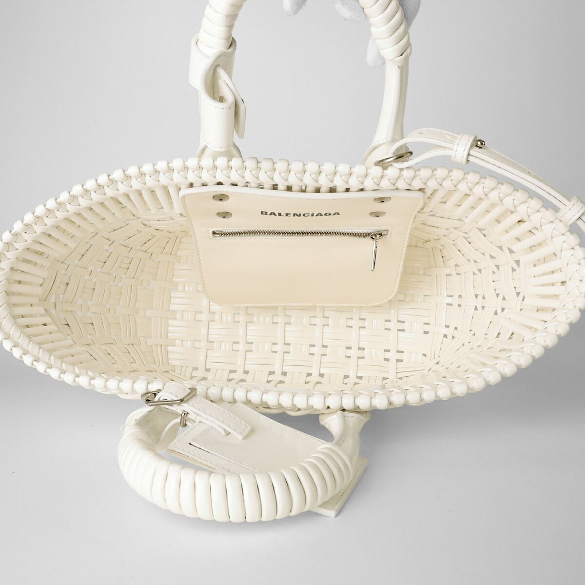 新品 バレンシアガ BALENCIAGA ショルダーバッグ ビストロ ホワイト