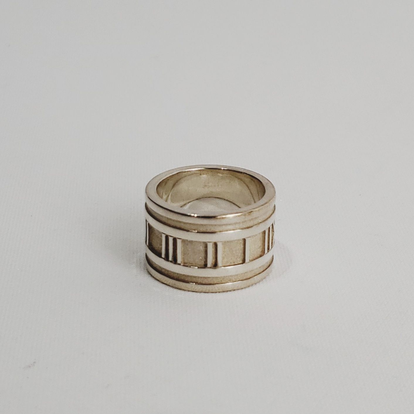 中古【 TIFFANY 】 ティファニー アトラス ワイド リング 8~9号 