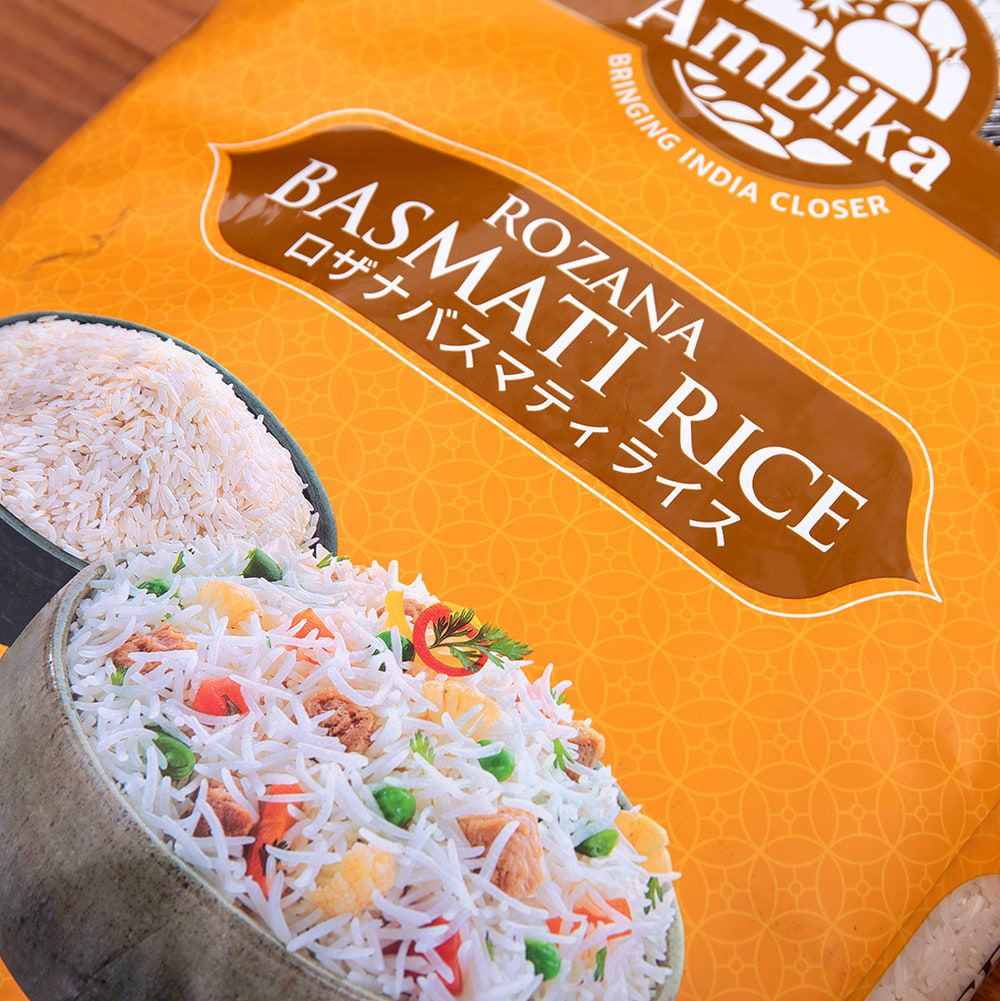 送料無料・2個セット】ロザナ バスマティライス 5kg - Rozana Basmati