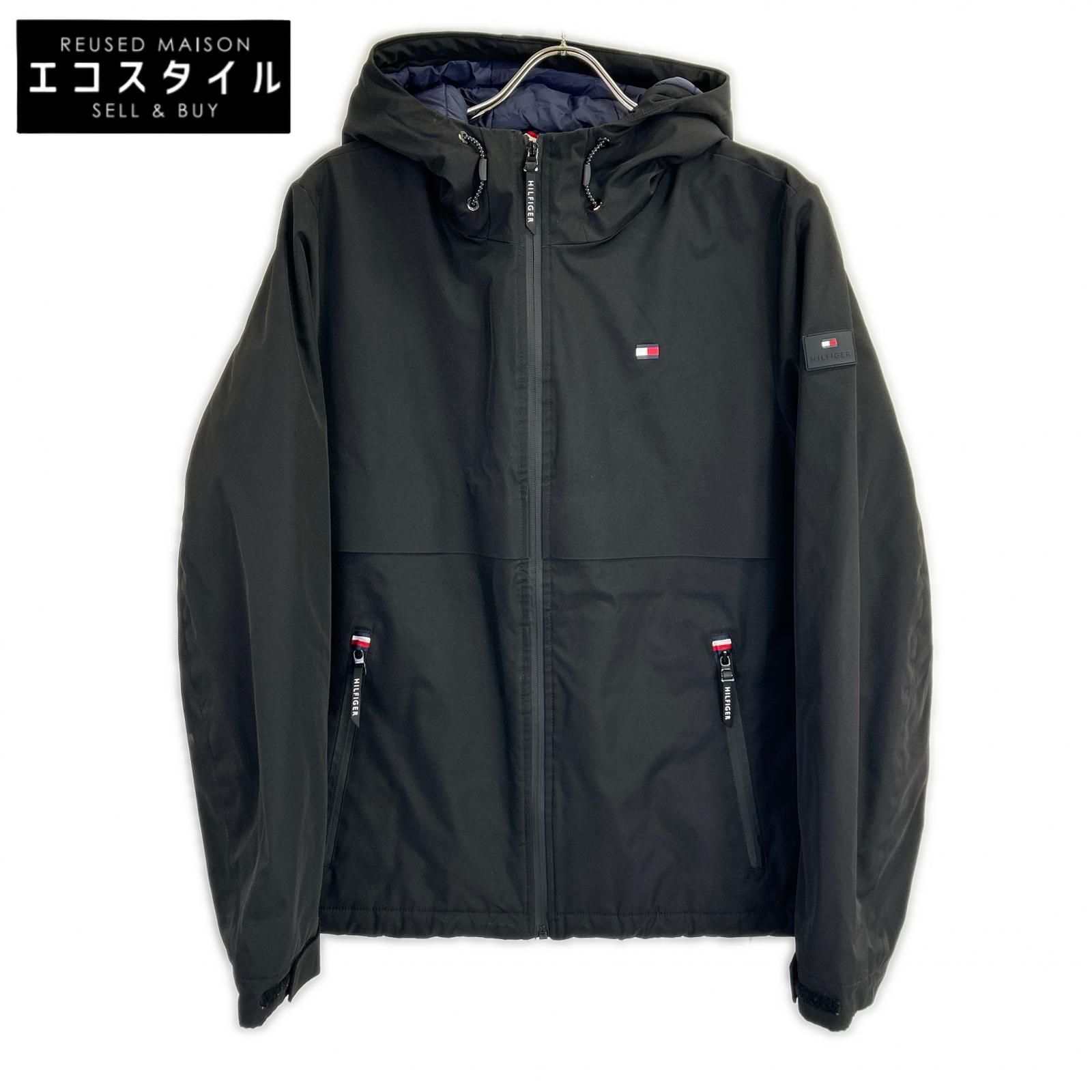 TOMMY HILFIGER　トミーヒルフィガー　1522351 ブラック 中綿 マウンテンパーカー　S 6,952円