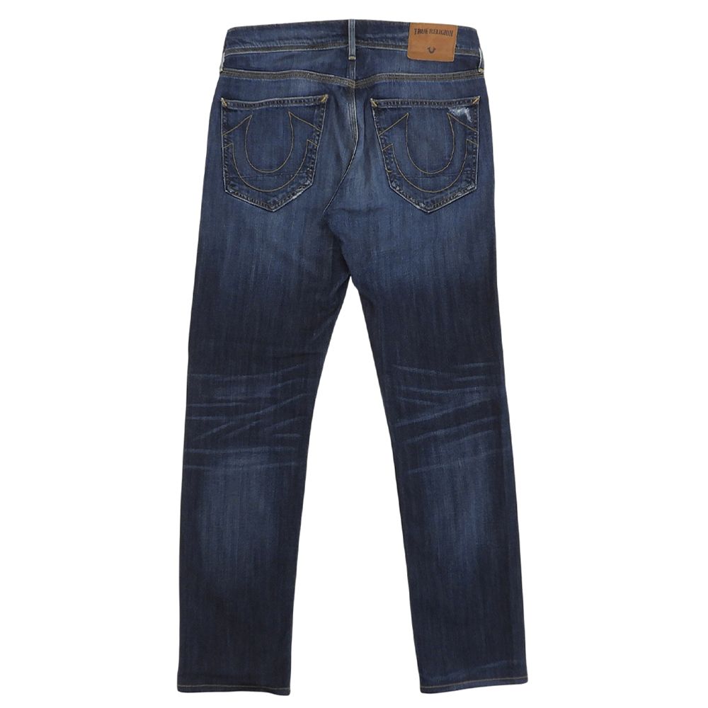 新品未使用 TRUE RELIGION 29インチ TRUE RELIGION トゥルーレリジョン 美品 GENO ダメージデニムパンツ