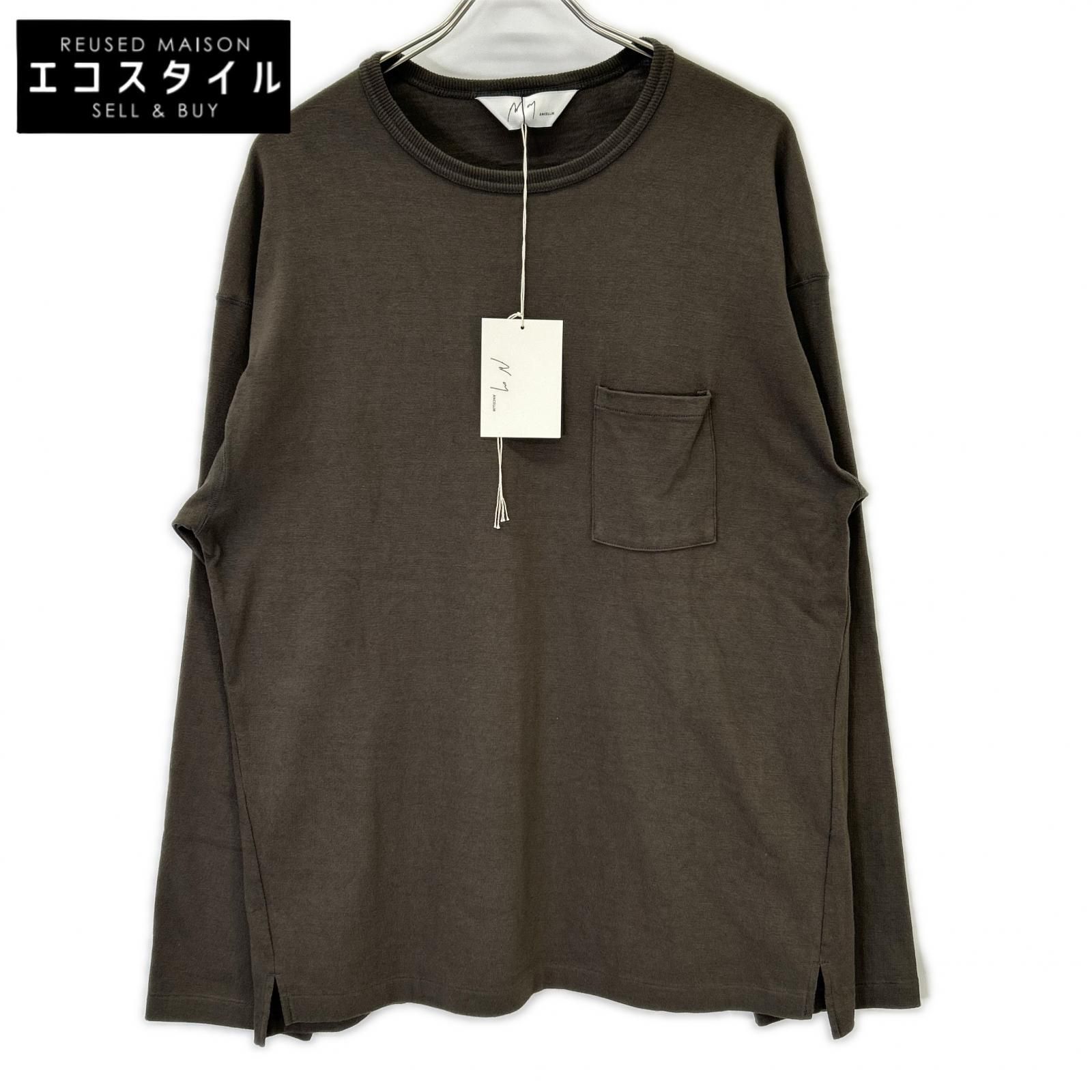 ANCELLM　アンセルム　F.BLACK T46C/R CREW NECK LS T-SHIRT　1