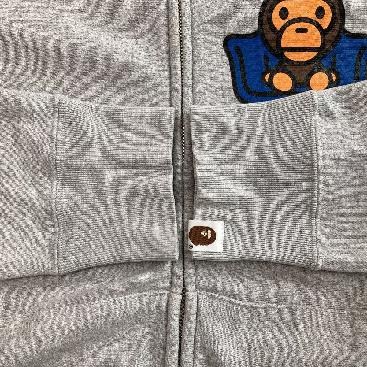 Chair Milo フルジップ パーカー Sサイズ グレー a bathing ape BAPE
