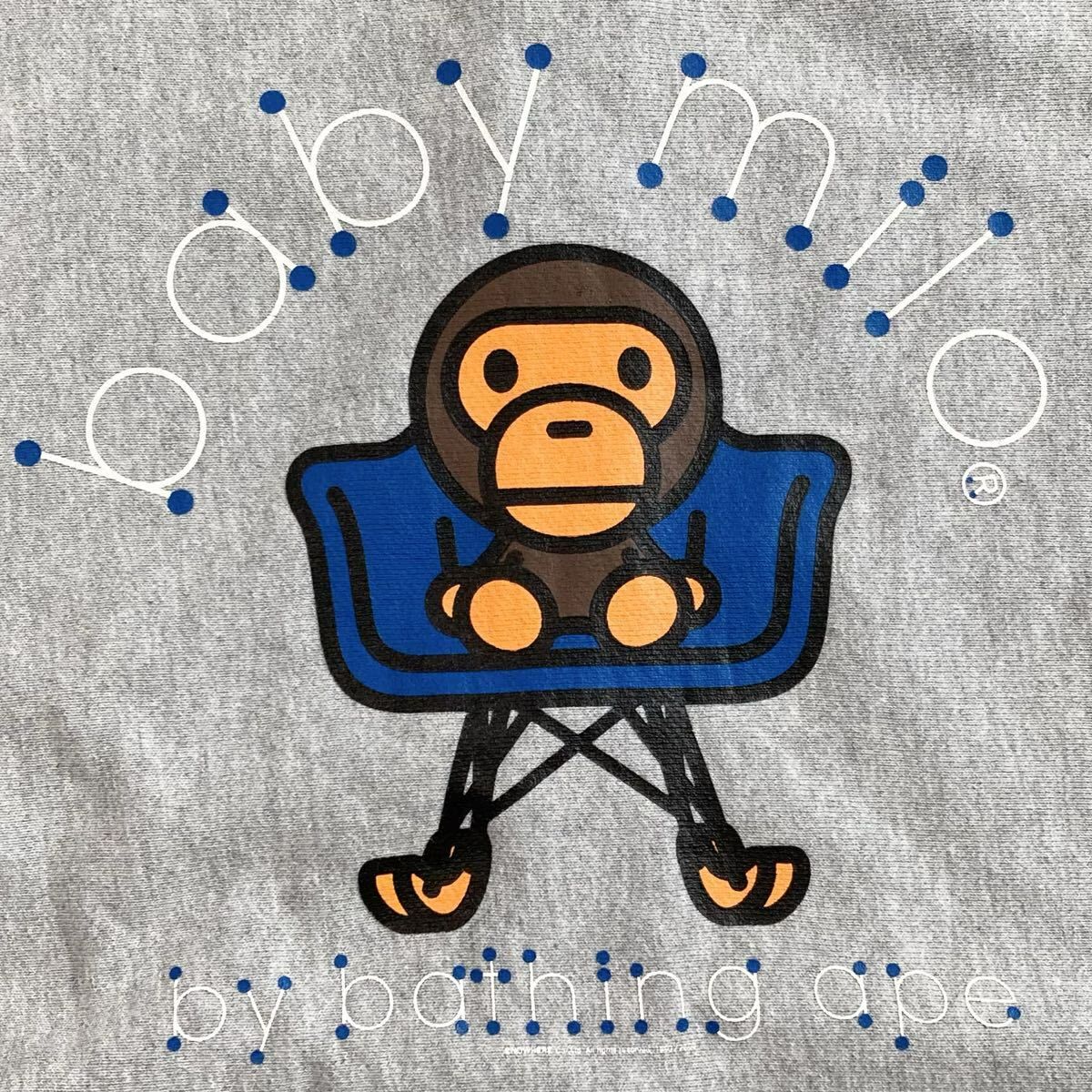 A BATHING APE マイロドット フルジップパーカー M 総ロゴ Chair Milo フルジップ パーカー Sサイズ グレー a bathing ape BAPE