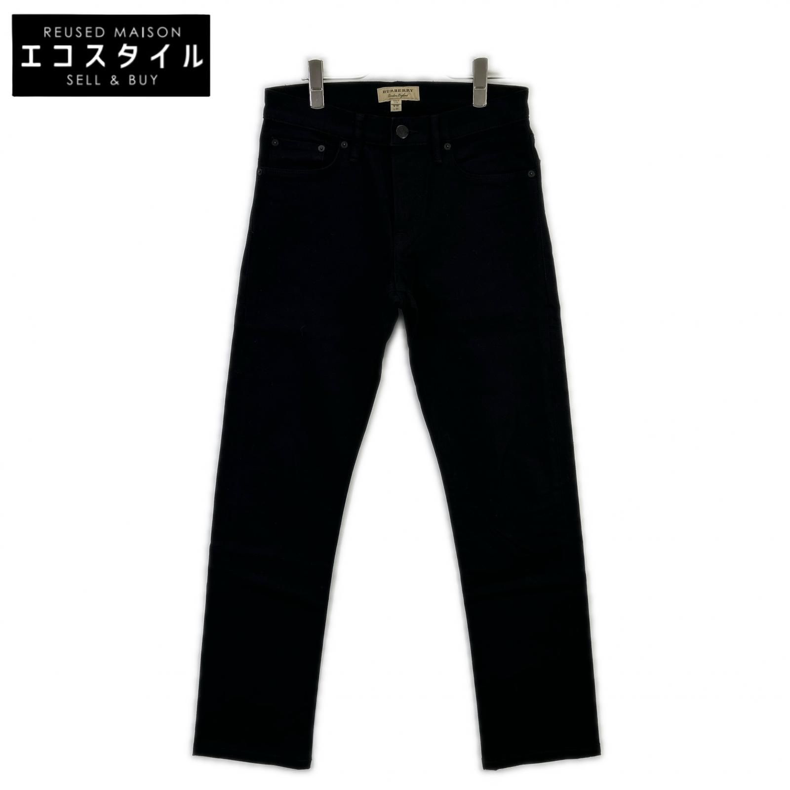 BURBERRY　バーバリー　4003464 ストレート ブラックデニム　30