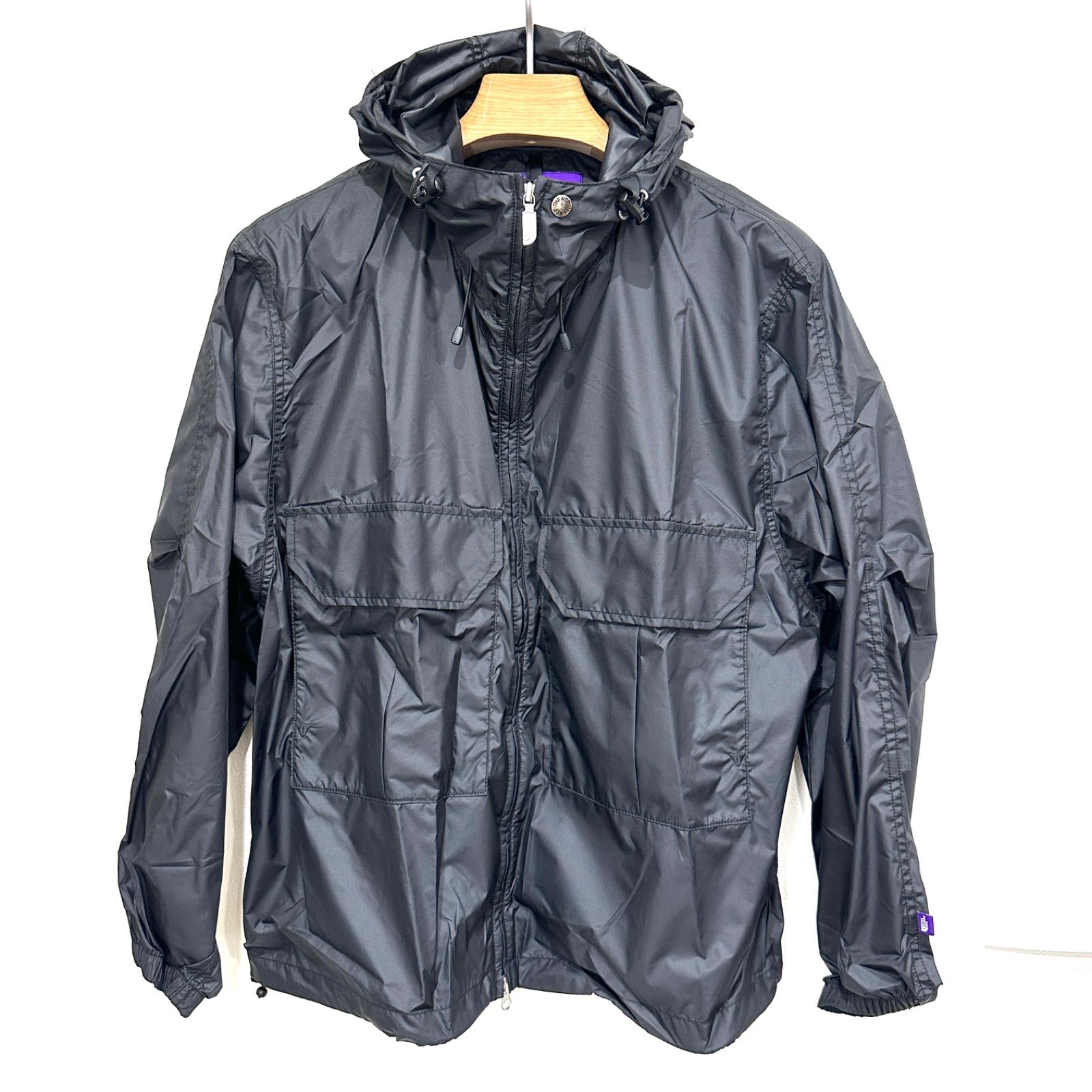 【楠本質店/元住吉】未使用品　ノースフェイス　パープルレーベル　THE NORTH FACE PURPLE LABEL　N24FA057　マウンテンウインドパーカ　サイズ：S　ブラック　メンズ