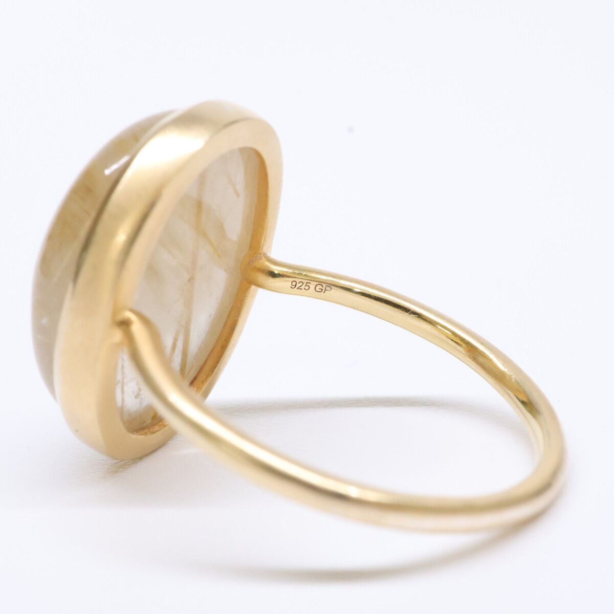 ARTIDA OUD　アルティーダウード　【美品】925GP ゴールドルチルクォーツ　13号