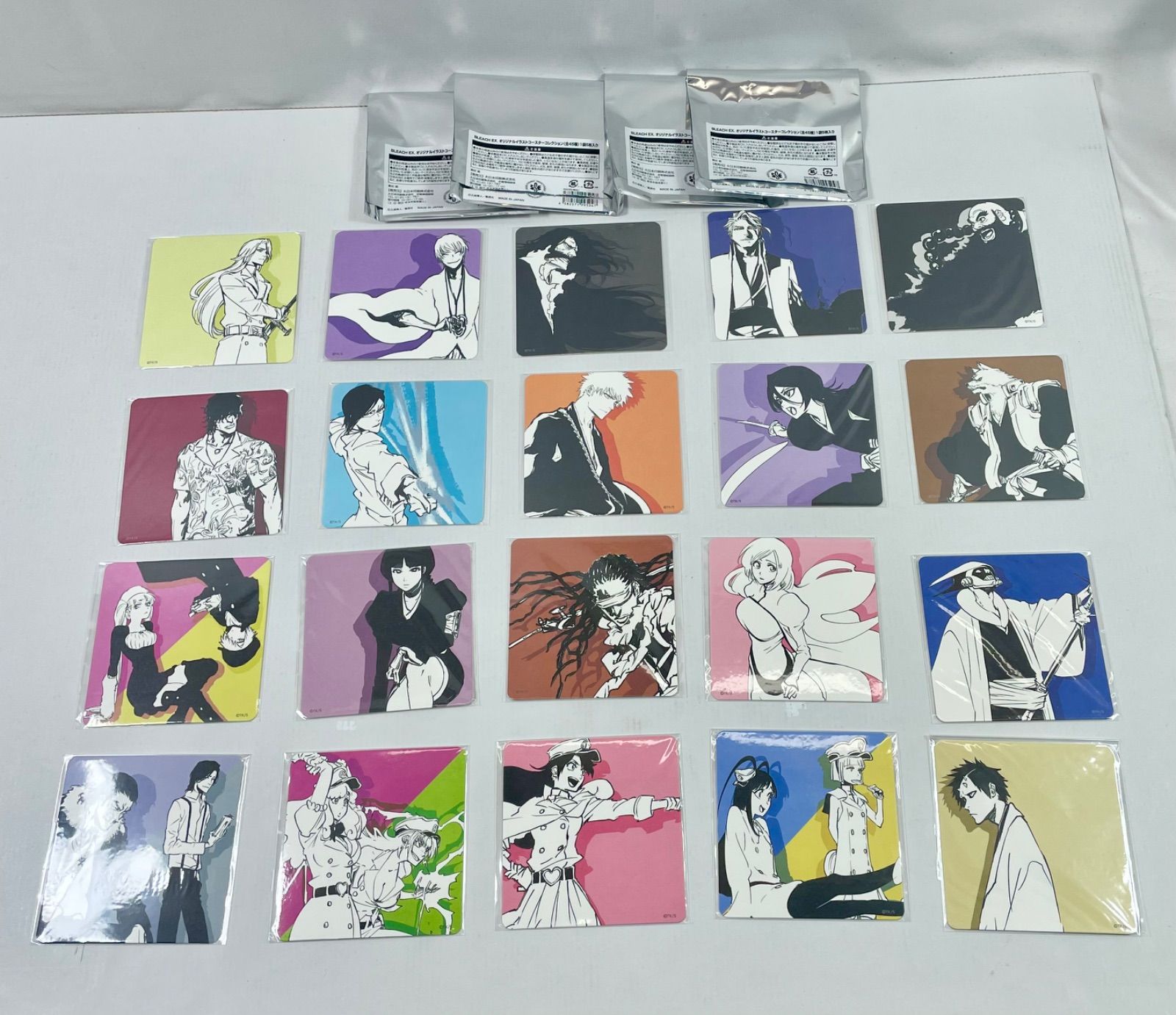 A3311・BLEACH EX オリジナル イラストコースター コレクション 20枚