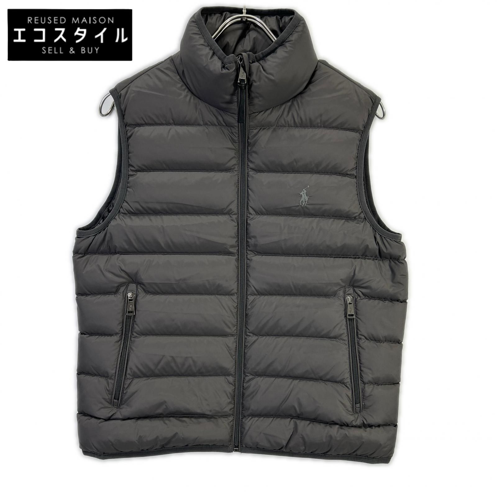 POLO RALPH LAUREN ポロ ラルフローレン グレー レザーコード付き