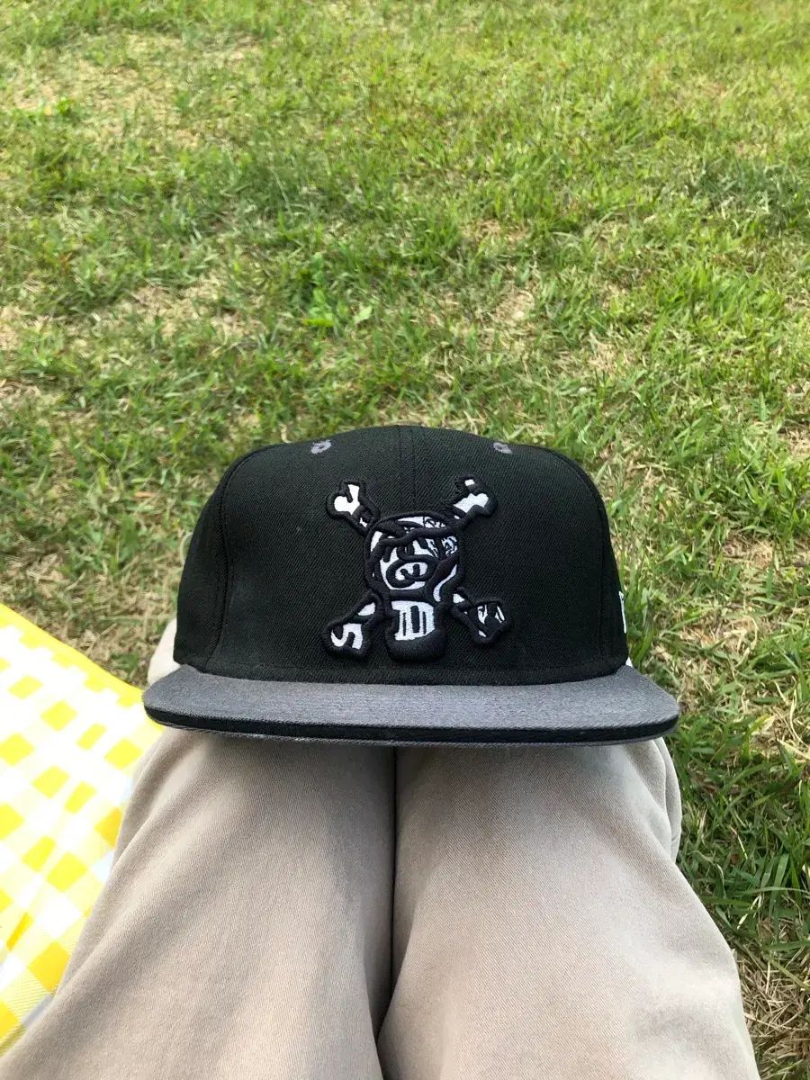 STUSSY ドクロ ウール帽子