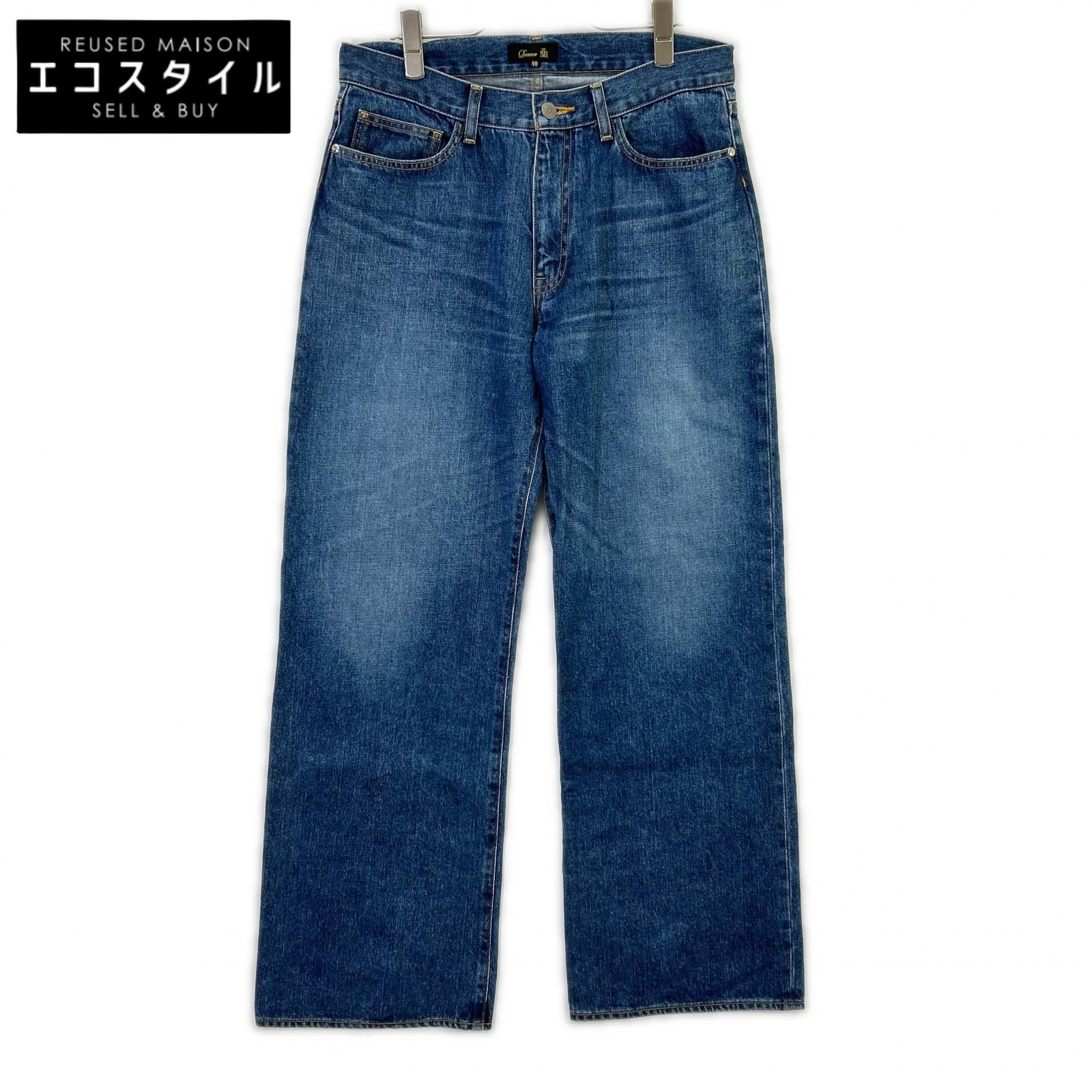 DRAWER　ドゥロワー　65142991597 CAPSULE インディゴデニム5ポケットパンツ