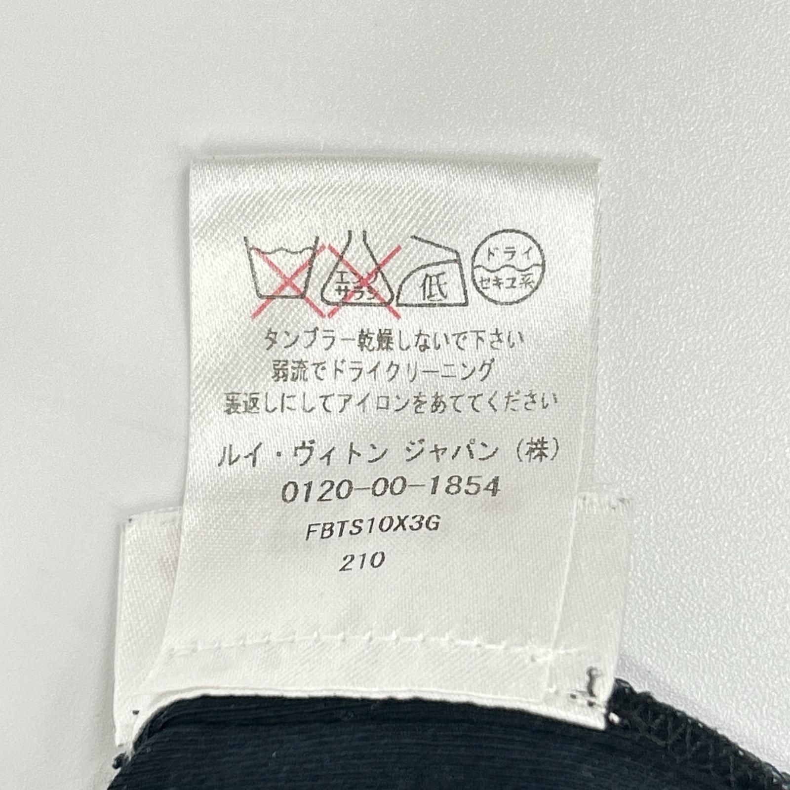 LOUIS VUITTON　ルイヴィトン　FBTS10X3G モノグラム総柄シルク切り替え半袖Tシャツ　M