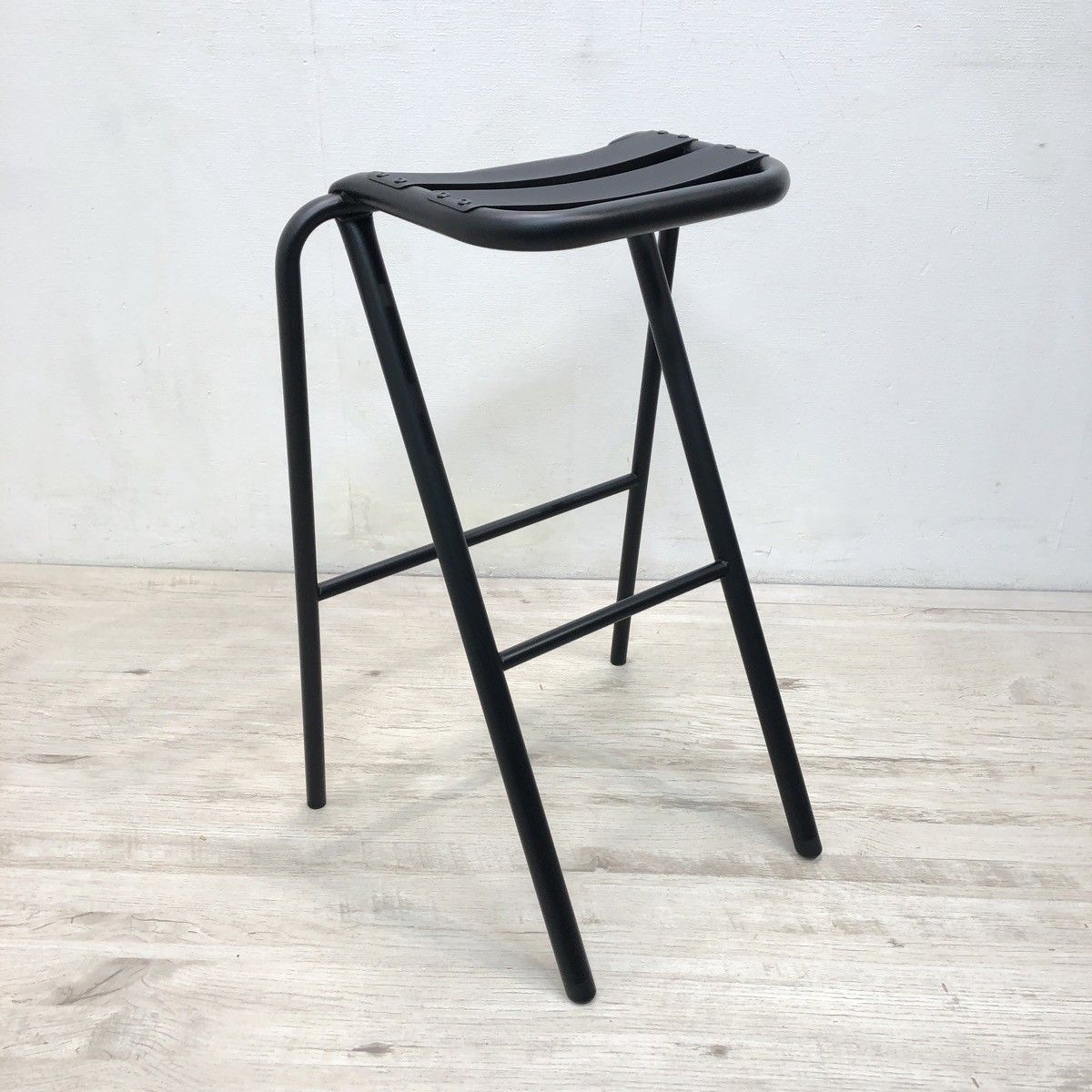 DUENDE デュエンデ BENT HIGH STOOL ベントハイスツール ブラック 高さ