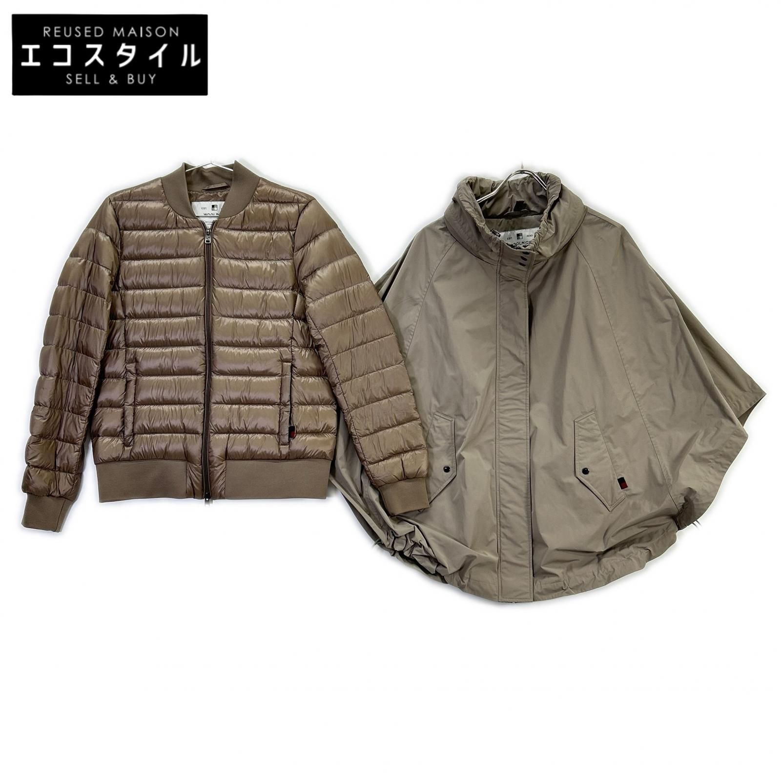 WOOLRICH　ウールリッチ　WWOU0435 トゥモローランド別注 3IN1ダウンライニングマント　S