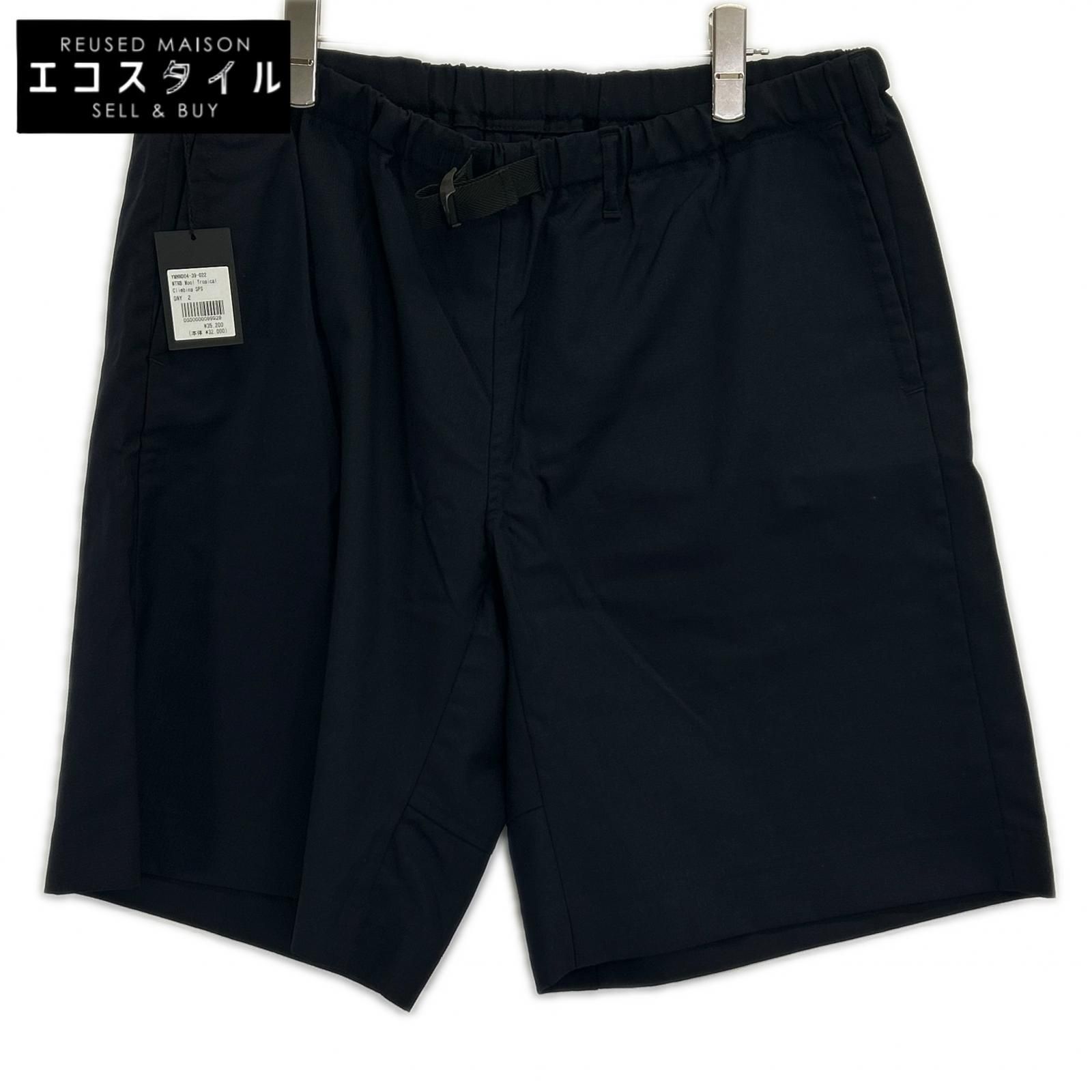 MINEDENIM　マインデニム　YWMND04-39-022 ネイビー Wool Tropical Climbing SPS ショートパンツ　2