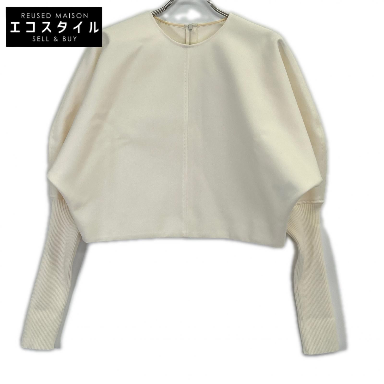 LE PHIL　ル フィル　534-4210910 24AW ホワイト ドライタッチボンディングリブトップス カットソー　F