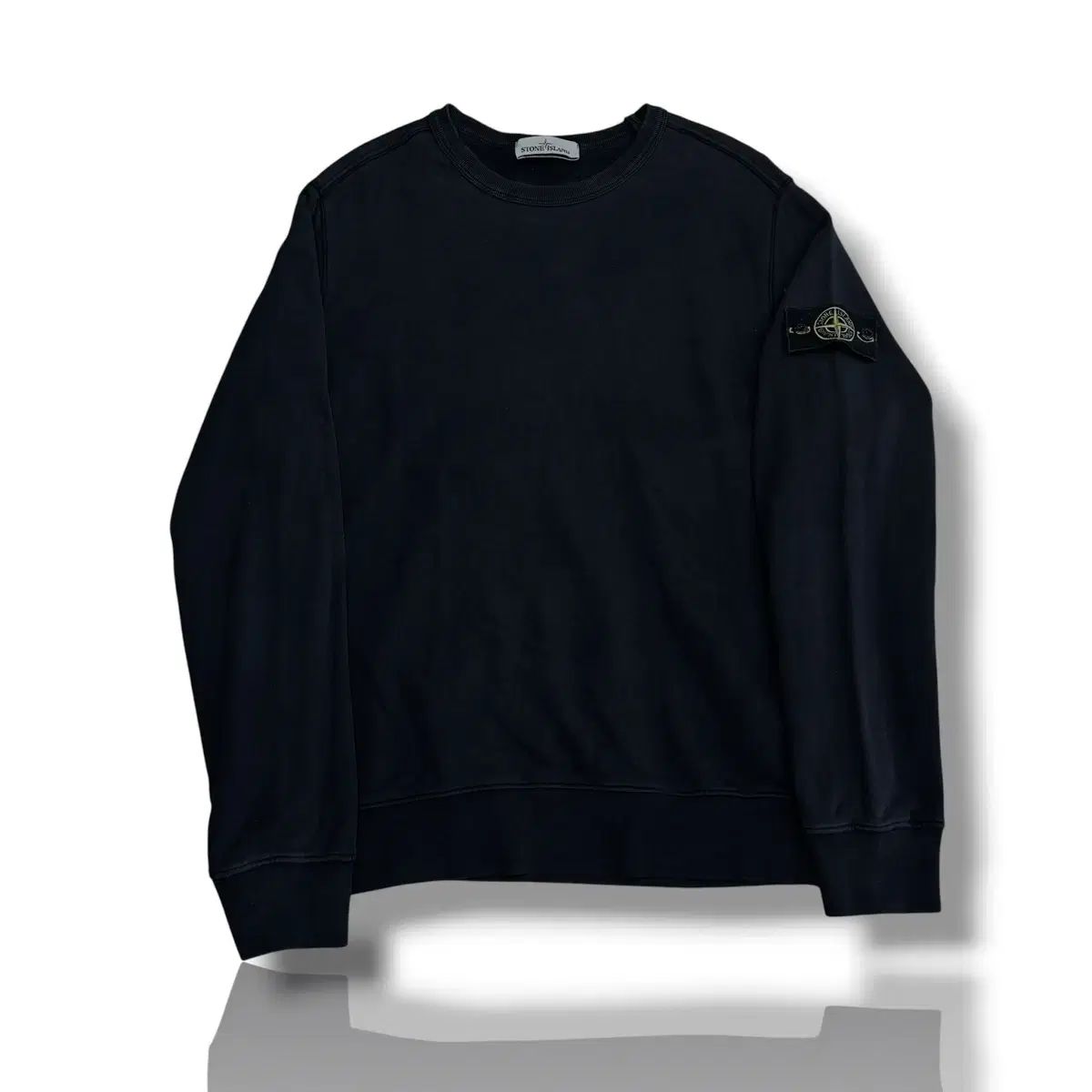 STONE ISLAND ストーンアイランド 正規品販売 L ワッペン スウェット ブラック
