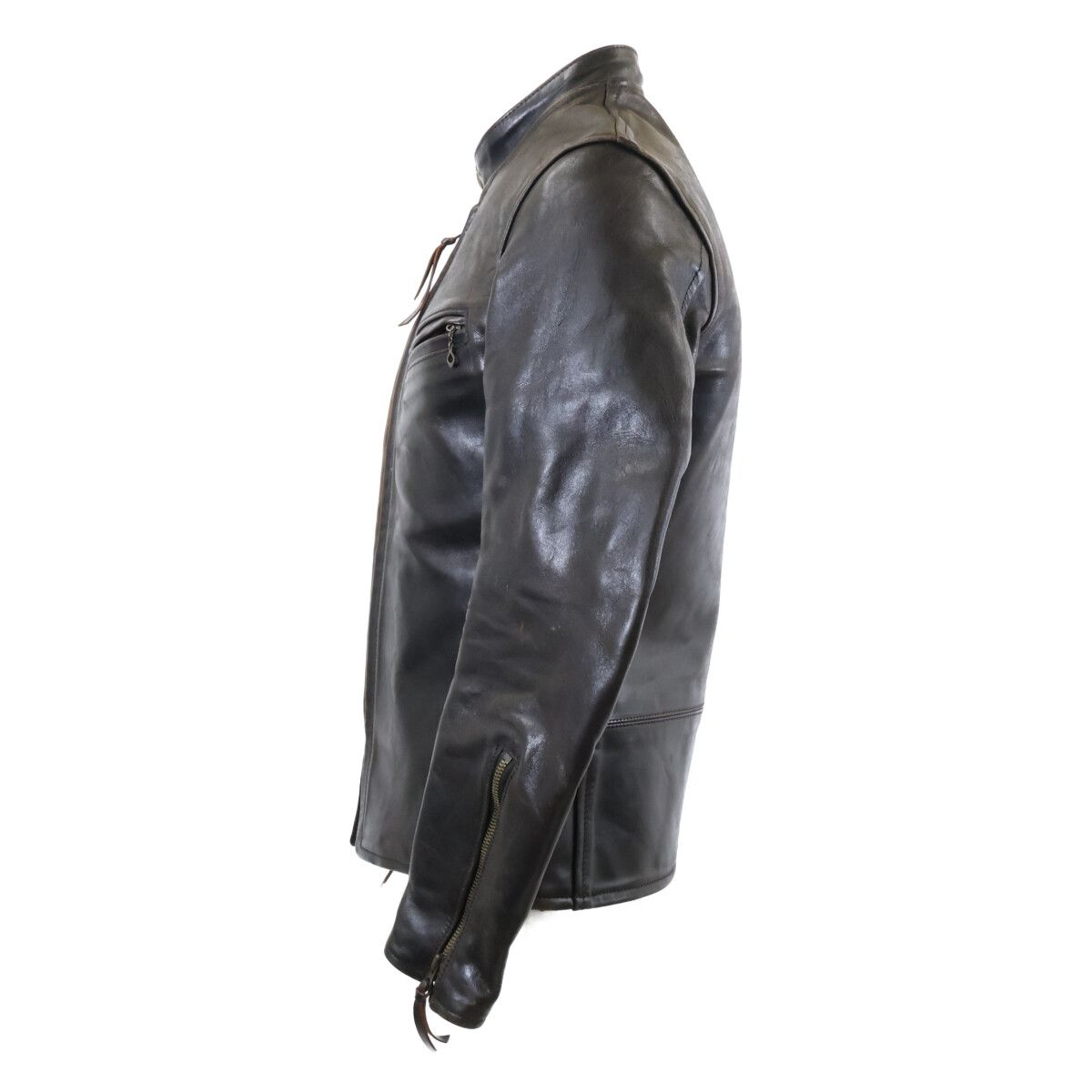 AEROLEATHER エアロレザー ブラック ボードレーサー フロント
