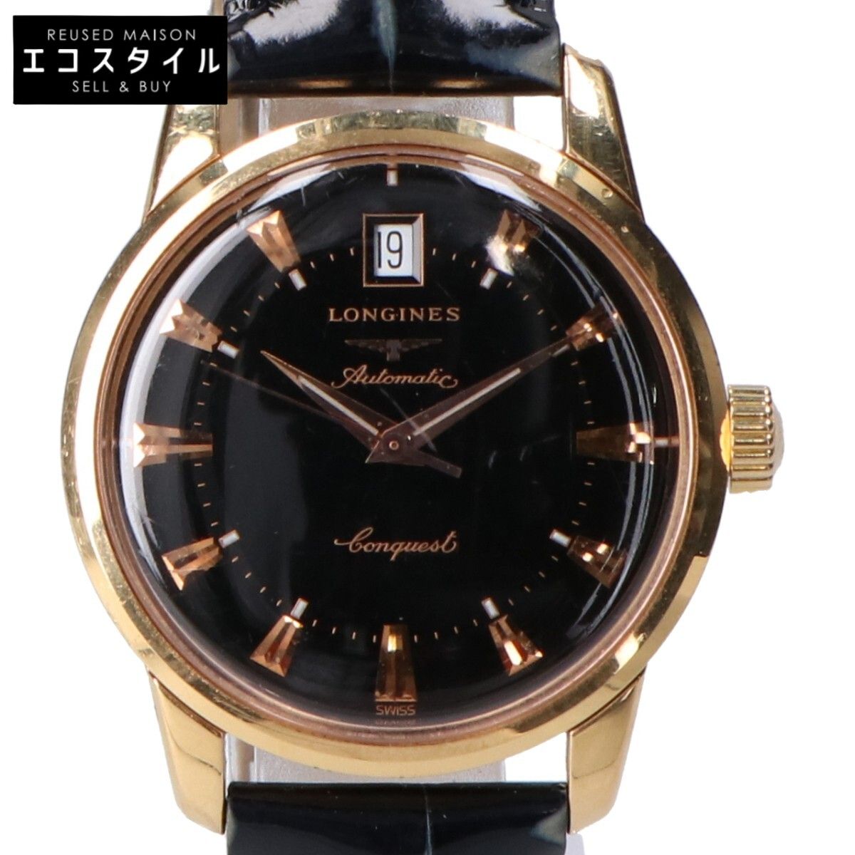 LONGINES　ロンジン　L1.611.6 18K コンクエスト ヘリテージAT/自動巻き　-