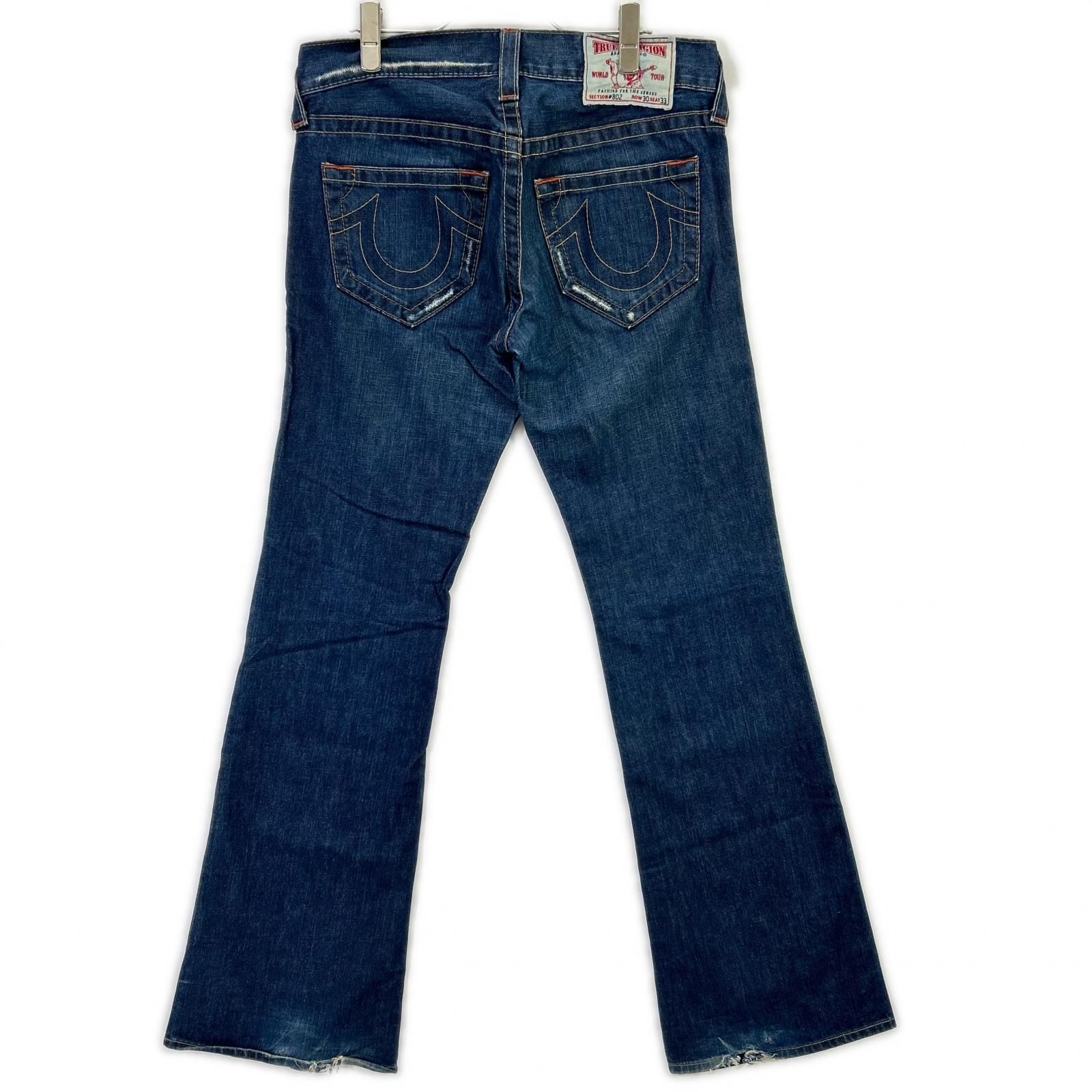 メンズ TRUE RELIGION トゥルーレリジョン 03802 TRM341 ブルー ♯802 