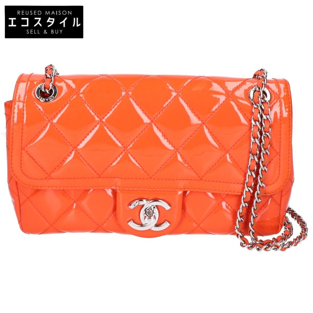 CHANEL レザー トートバッグテラコッタオレンジ系 【公式通販】