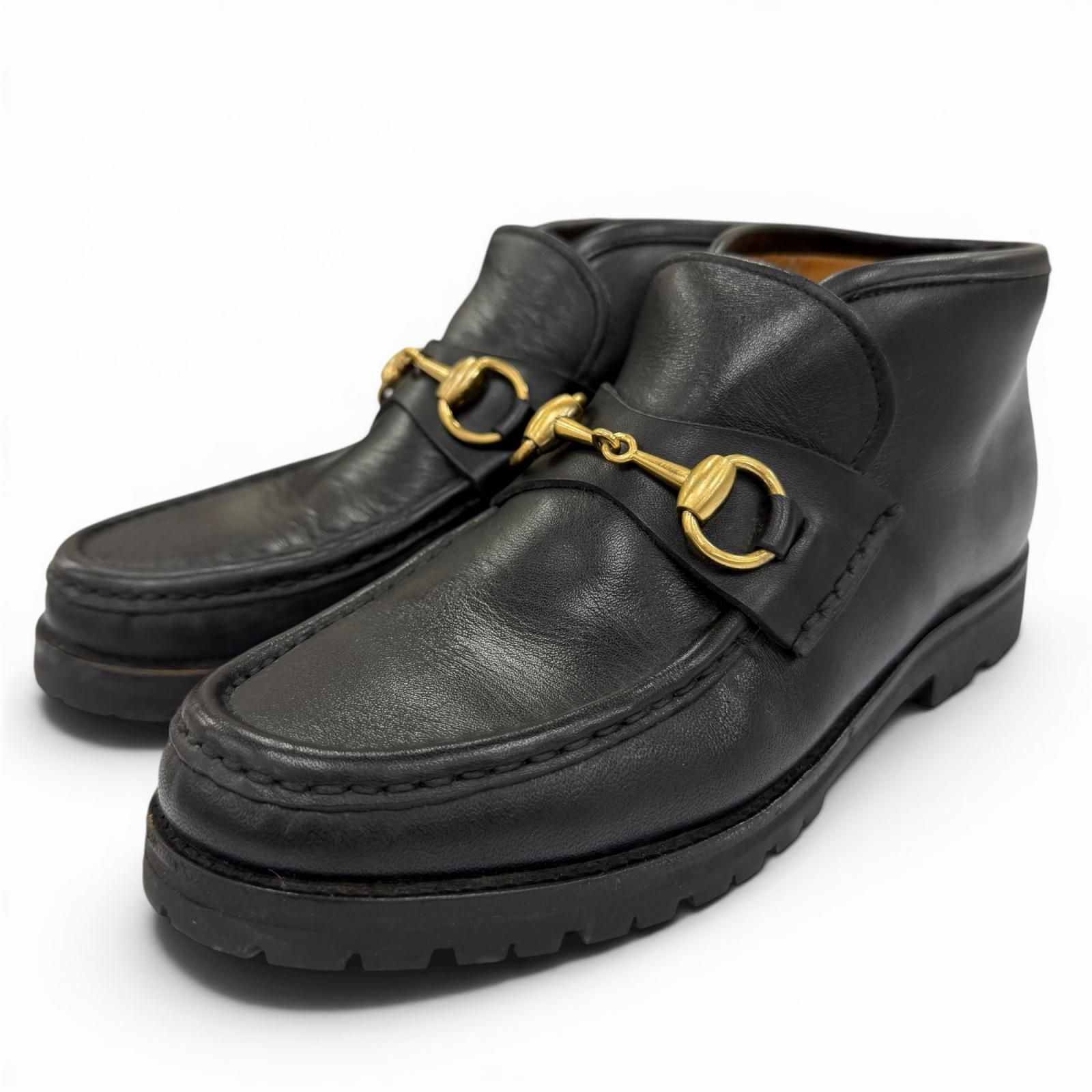 ドンドン見直し】美品☆GUCCI グッチ 104 0088 ホースビット レザー 